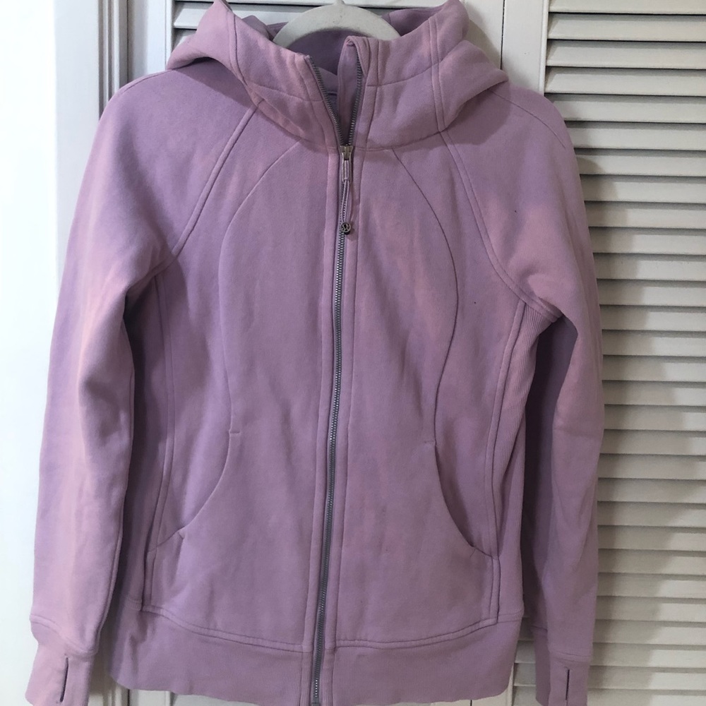 Lululemon scuba hoodie in lovely lavender.